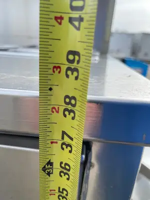 Used Falcon Restaurant Supply Used 60" Stainless Steel Condiment Station Cabinet with Trash Can Compartment - SS203 Restaurant Equipment (Miscellaneous) Illinois US | Falcon Restaurant Supply #1376235