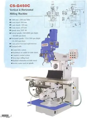 Used _UNKNOWN_ _UNKNOWN_ Vertical & Horizontal Mills British Columbia CA | Modern Tool BC #1323559