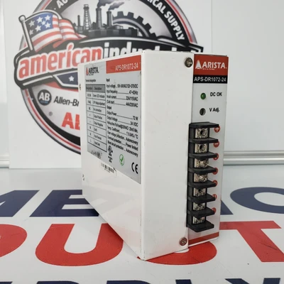 Used Arista DIN- Rail Power Supply Misc Electrical & Power Parts California US | American Industrial Supply Co. #1445128