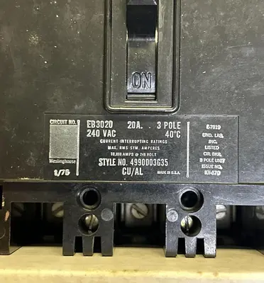 USED WESTINGHOUSE EB3020