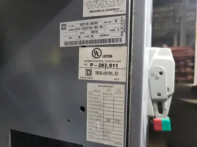 USED SQUARE D MODEL 6