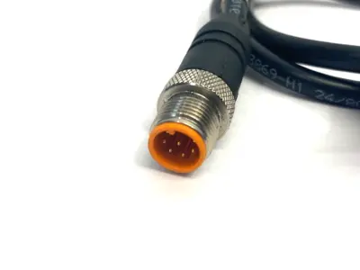 USED LUMBERG AUTOMATION DOUBLE ENDED 8-PIN CORDSET M TO F