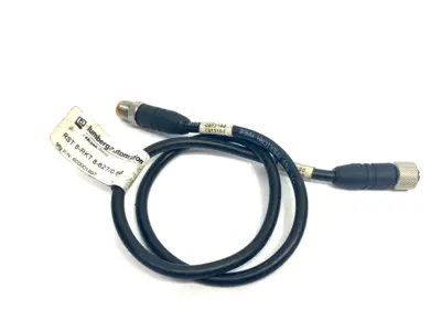 USED LUMBERG AUTOMATION DOUBLE ENDED 8-PIN CORDSET M TO F