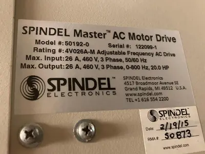 Used SPINDEL 50192-0 4V026A-M Speed Drives | Surplus Asset Holdings #1227463