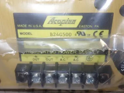 New | in-Stock ACOPIAN B24G500 DC Power Supplies Ohio US | HGR 24 #1132244