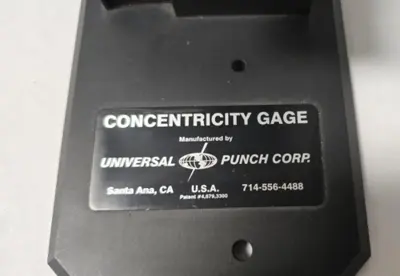UNIVERSAL Punch CONCENTRICITY GAGE USA