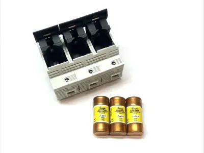 Used Siemens Fuse Holder Class J 60A 600V w/ 3x Bussman LPJ-40SP Fuses Fuse Accessories Michigan US | Maverick Industrial Sales #1389521
