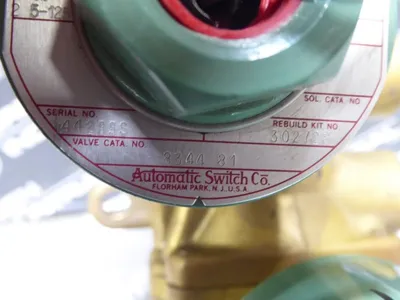 ASCO 8344 81 Red Hat Solenoid Valve Used