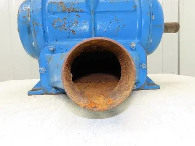 ACS Ancaster Conveying Aero-Flow Pneumatic Rotary Airlock Valve 6x14" Flange