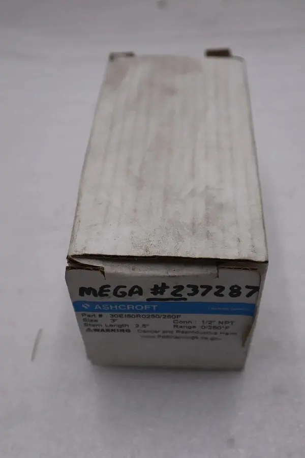 NEW OPEN BOX ASHCROFT 30EI60R0250/250F 3" STOCK GF281A