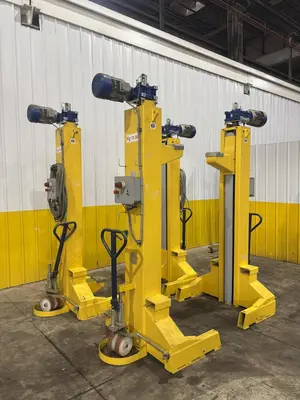 80,000 LBS WHITING MODEL #SCM-100F.4 PORTABLE RAIL ROAD LIFT JACKS, 2015: STOCK #23685