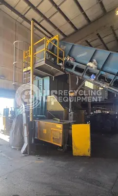 Used 2005 IPS 1388-200 TWO RAM HORIZONTAL WITH INFEED CONVEYOR Balers Colorado US | US Recycling Equipment #1513435