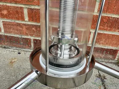 Used CYTIVA / GE / PHARMACIA BPG 100 / 500 CHROMATOGRAPHY COLUMN 4L BROKEN GLASS Chromatography California US | Equipment Lab #1277636