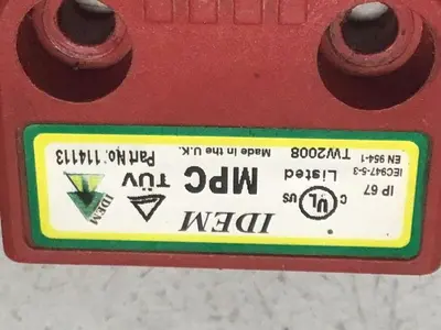 USED IDEM SAFETY SWITCHES 114113