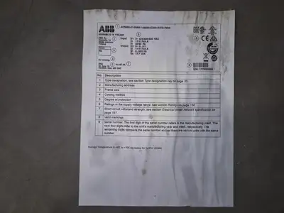 USED ABB ACS880-01-035A-7