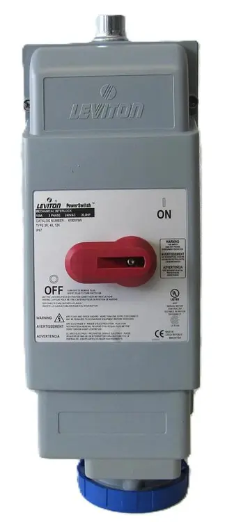 Used LEVITON 4100M19W Relays & Switches California US | Bay Line Tool #1316384