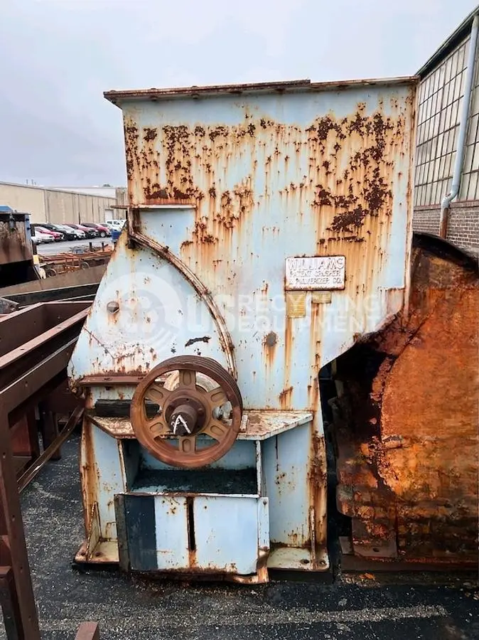 USED WILLIAMS 40TF CARDBOARD CORE & PAPER SHREDDER