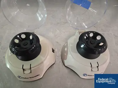 Used Fisher Scientific (2) Fisher Scientific Cat Num 05-090-100 Mini Centrifuges Lab Centrifuges Ohio US | Federal Equipment Company #1080176