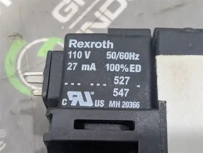 Rexroth 576351...0 Directional Solenoid Valve Assembly R412005902 Used