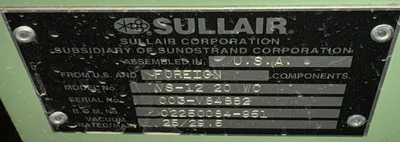 SULLAIR VS-12 20 WC Pumps & Hydraulics | ESS Industrial Equipment Sales (11)