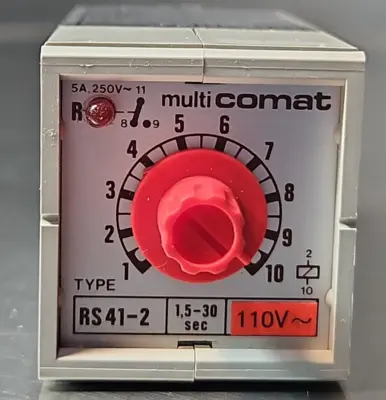 MULTI COMAT RS 41-2 Electronic Time Relay Pluggable Loc3B28