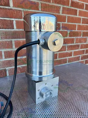USED STAINLESS MOTORS PG2G14N04B1TG3 WASHDOWN DUTY MOTOR W/ SPIRAL BEVEL REDUCER 3PH