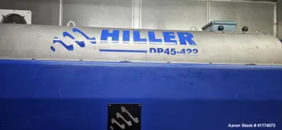 Used Hiller DP 45-422 Solid Bowl Decanter Centrifuge | 2304 Duplex SS | Wastewater Dewatering