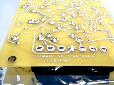 0366-1004-6,0366-1022B | ITT Barton Schematic No. 0366-1004-6 PCB Assembly No. 0366-1022B Rev 14 - New