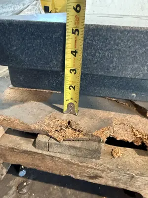 36" x 24" MITCHELLS GRANITE SURFACE PLATE. STOCK # 1099925