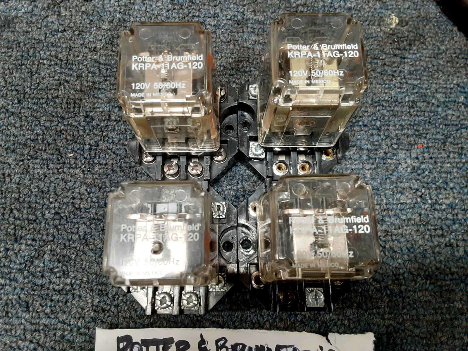 USED Potter and Brumfield KRPA-11AG-120 RELAY