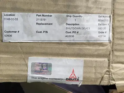 USED DEUTZ 0211-3791