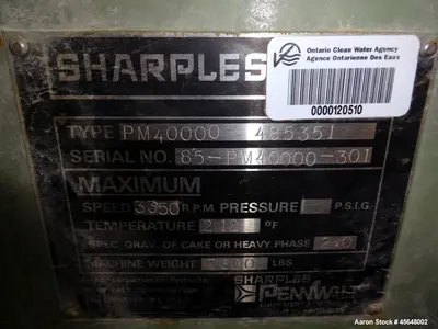USED SHARPLES PM-40000