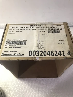 *NEW* AUX Hoist Kone Crane S/N55 Flex Half COUPLING #