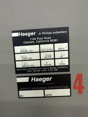 Used 2000 Haeger 824 Insertion Machines New Jersey US | Machinery Values #916021