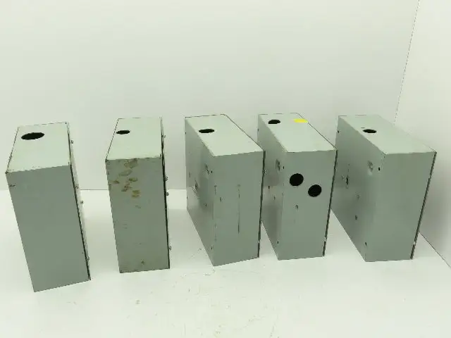 Hoffman Electrical Enclosure Screw Cover 10x10x4" AB Terminal Blocks Lot of 5
