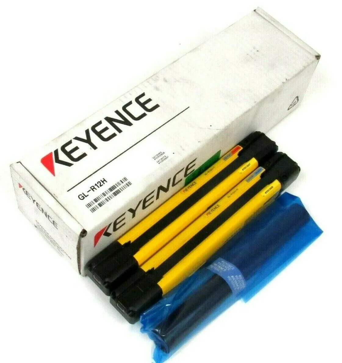 NEW KEYENCE GL-R12H LIGHT CURTAIN TRANSMITTER AND RECEIVER GLR12H