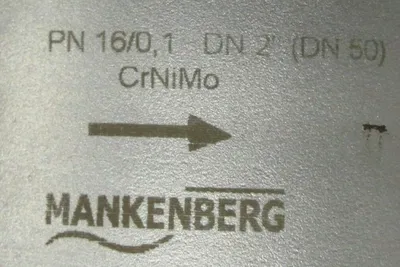 NEW MANKENBERG 3151881 PRESSURE REDUCING VALVE 2" 6630247TA-8 PN 16/0,1 DN 2"