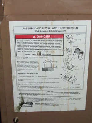 Knaack 2 Door Locking Tool Cabinet