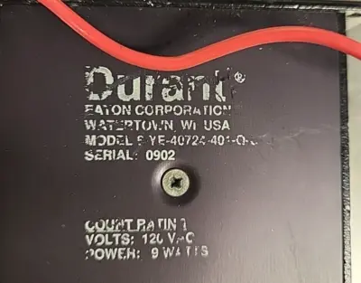 Eaton Durant 6-YE-40724-401-Q-U Counter Ser. 0902 (BIN 3.5.1)