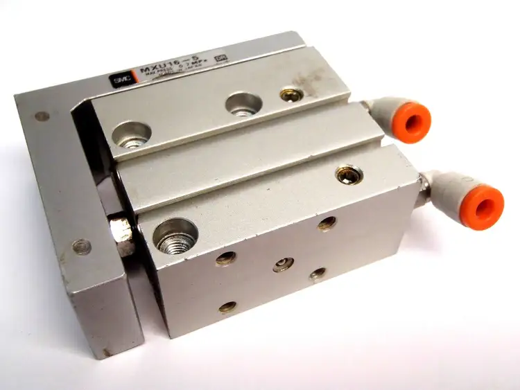 Used SMC PNEUMATIC GUIDED CYLINDER Pneumatic Cylinders | Maverick Industrial Sales #1113850