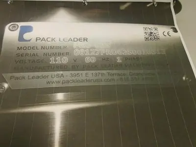 Pack Leader Pro-625 Front & Back Labeler