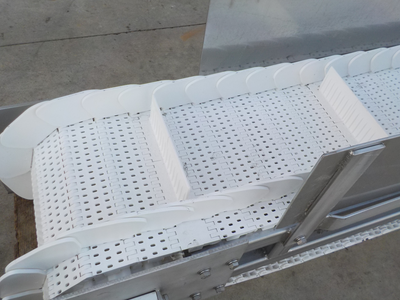 Commercial Stainless Steel Poly Conveyor Unit, Reduce Gear Box Drive, Extra Poly Belt, 10'' Width, 1...