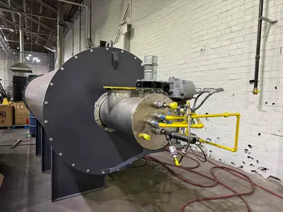 USED 2022 THERMAL OXIDIZER HORIZONTAL BURNER & CHAMBER