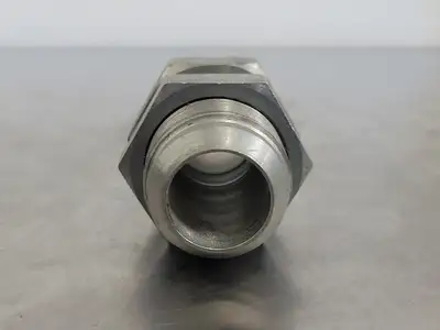 Hydraulic Bulkhead Adapter M-16 JIC X M-16 JIC 1" x 1"