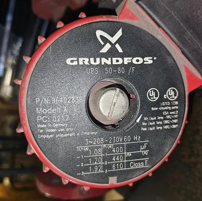 USED GRUNDFOS UPS 50-80/F