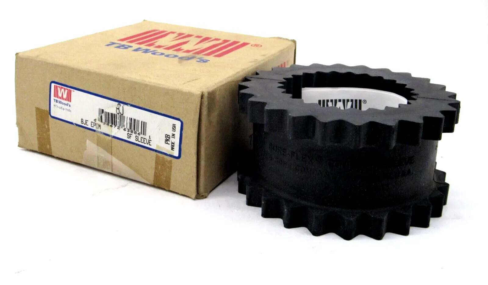 NEW TB WOODS 8JE-EPDM COUPLING SLEEVE 8J 8JEEPDM