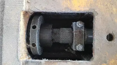 USED OILWELL SUPER 48 4.5X8 TRIPLEX WELL SERVICING REVERSING MUD PUMP