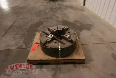 Warner & Swasey 4 Jaw 28" Chuck, 12" Spindle Bore