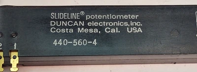 8.8k Ohm 440-560-4 Duncan Slideline Linear Potentiometer - NEW TESTED