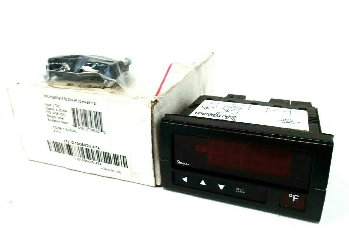 NEW SIMPSON H340391100 PANEL METER